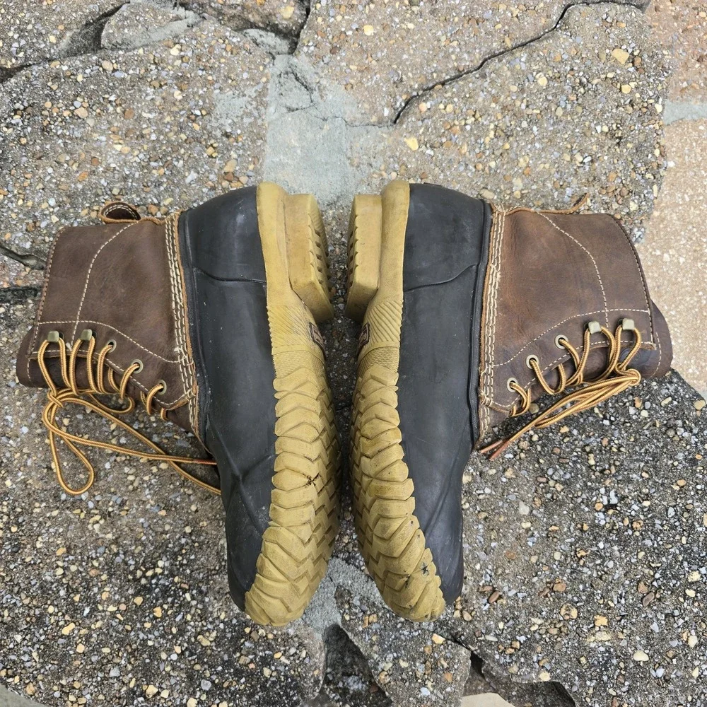 GEORGIA BOOT AMP LT MEN'S WORK BOOTS,‎ SIZE 10 MEDIUM